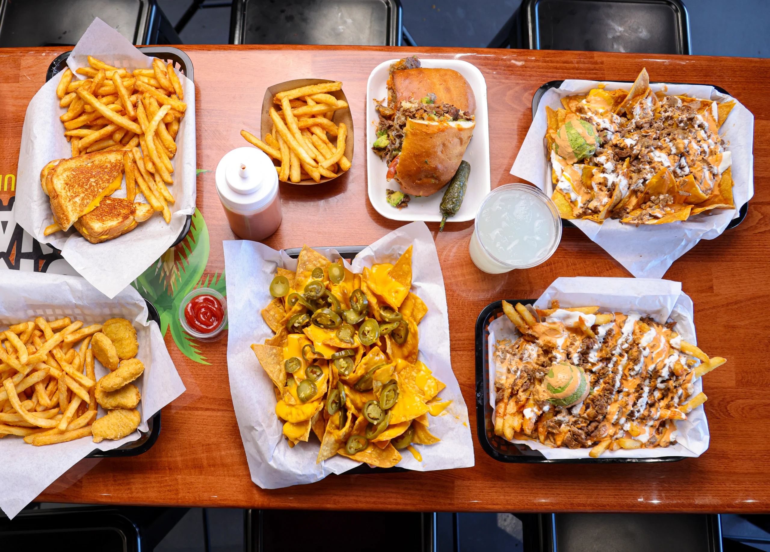 Catering trays from Tortas Manantial